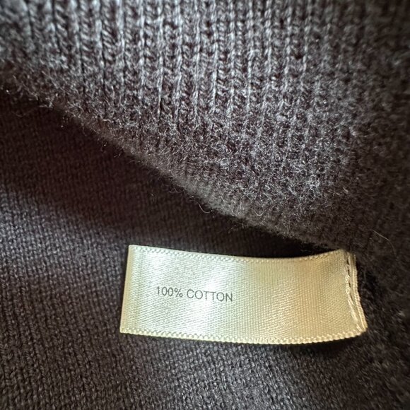 Cutter & Buck Sweater Mens XL 1/4 Zip Mock Neck Black Porters Neck Pullover - Picture 11 of 12